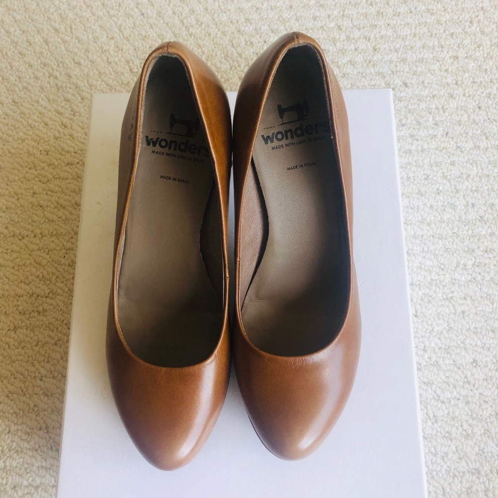Wonders leather pump